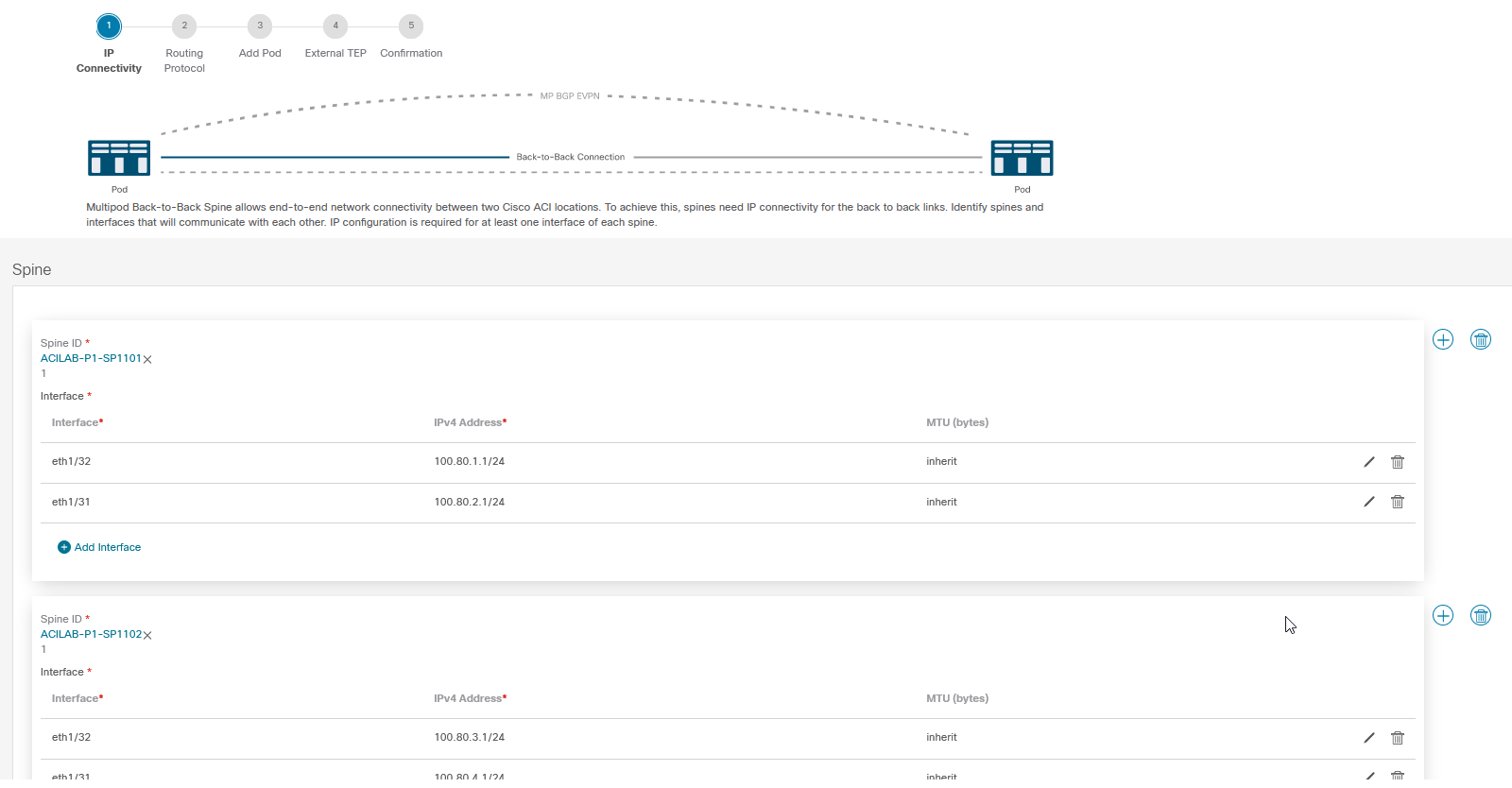 Configure IP connecivity